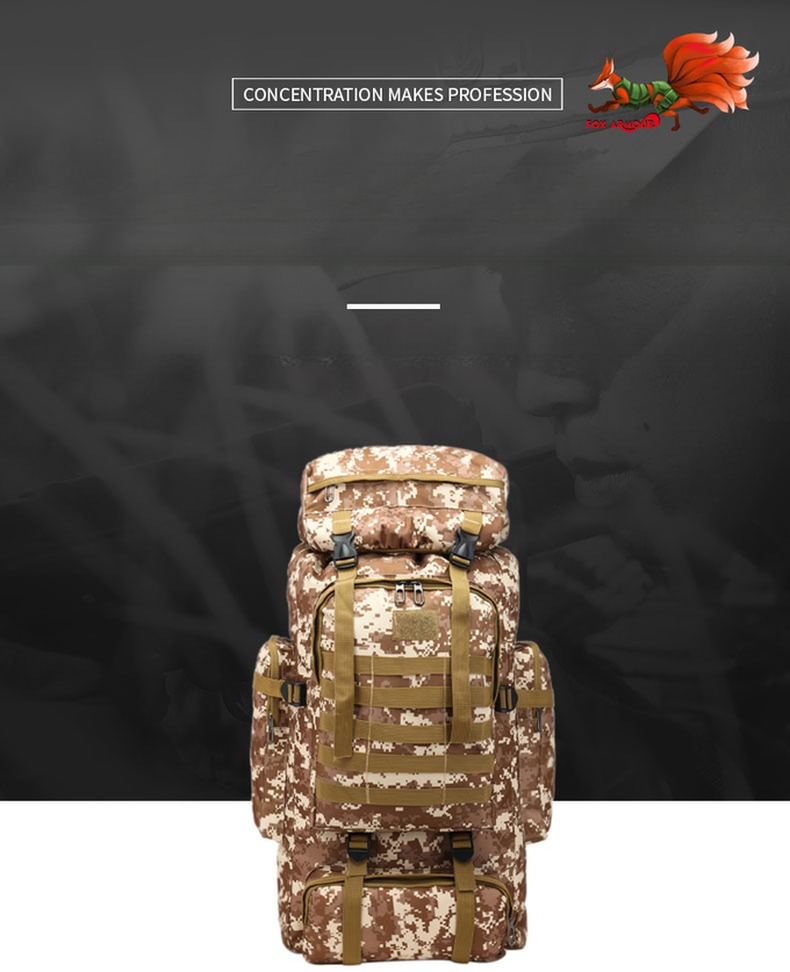 50L Waterproof Backpack for Hiking Sports Camping Lightweight and Versatile
