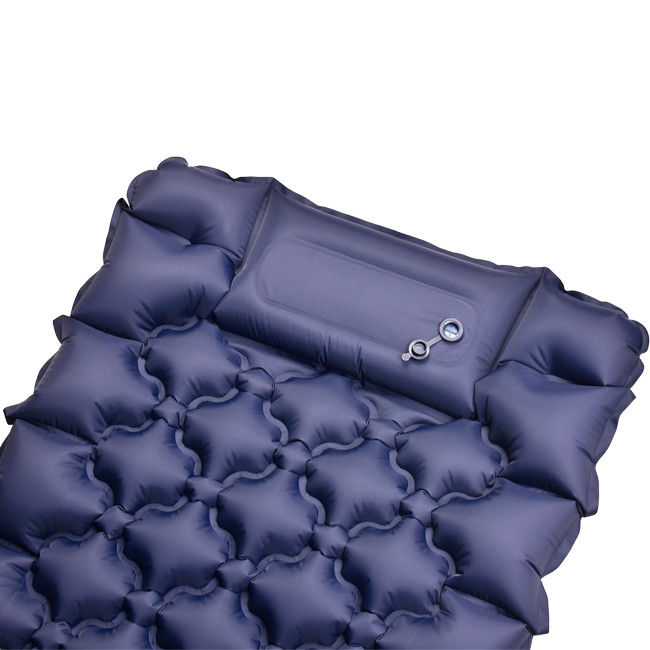 Lightweight Moistureproof Feet On Automatic Inflatable Mattress 190cm Lenght TPU Sleeping Camping Mat