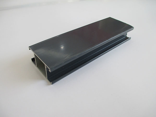Thick Type Aluminium Extruded Profiles Black Powder Coating For Balcony Folding Doors