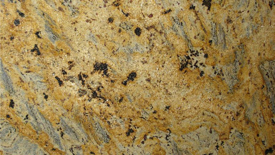 Tiger Yellow Granite Kitchen Countertops For Commercial / Residencial