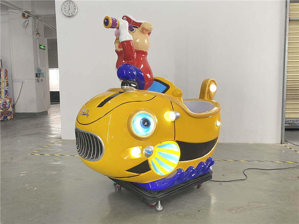 Mini Bus Kiddie Ride With HD Screen Play Rabbit Cruiser Style Fiberglass Material