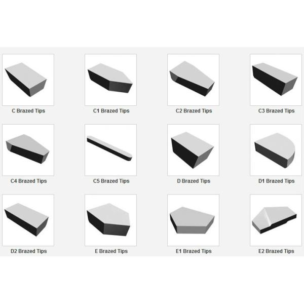 YG6 YG8 YT5 YT15 Cemented Carbide Brazed Tips