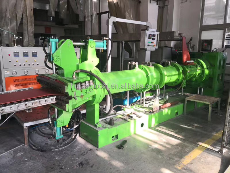 185kW Hydraulic Crimping Machine for Rubber Extruders at 44r/min Screw Rotate Speed