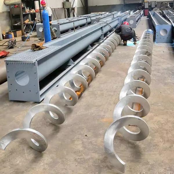 Custom Steam Heat Thermal Screw Conveyor for Biomass 1 Year Warranty