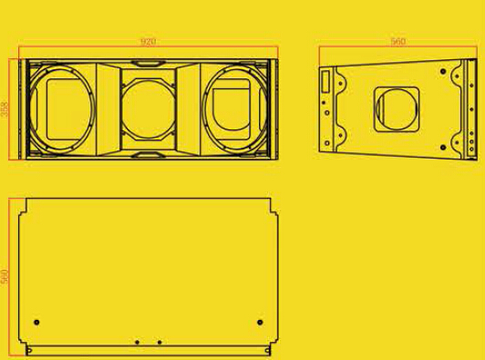 High performance Sound+ dual 12 inch+ line array