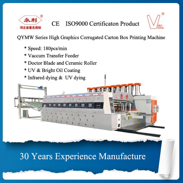 Plc Control Automatic Corrugated Box Die Cutting Machine With Printing Function