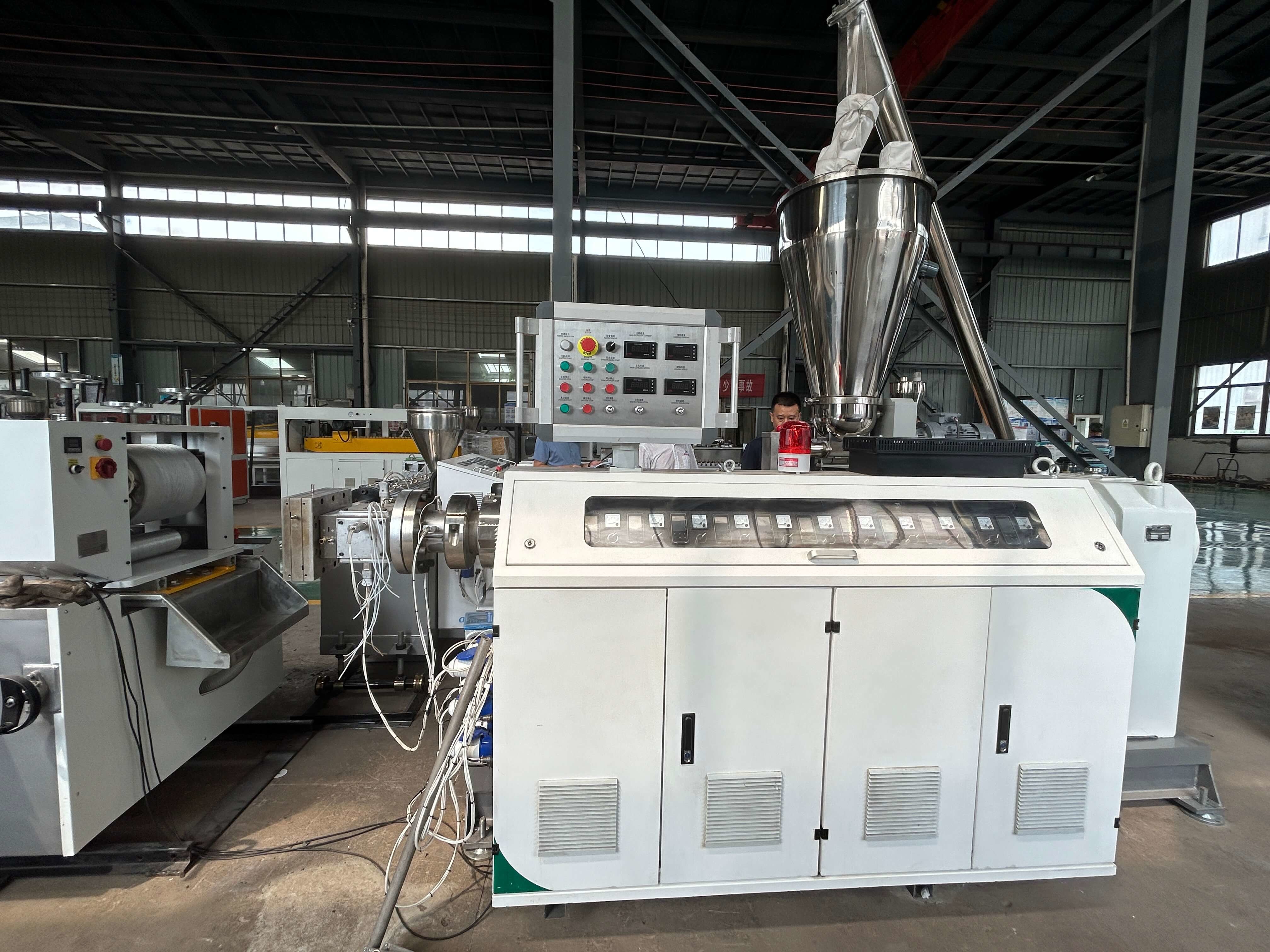 Double Layer WPC Profile Extrusion Line High Capacity 37KW