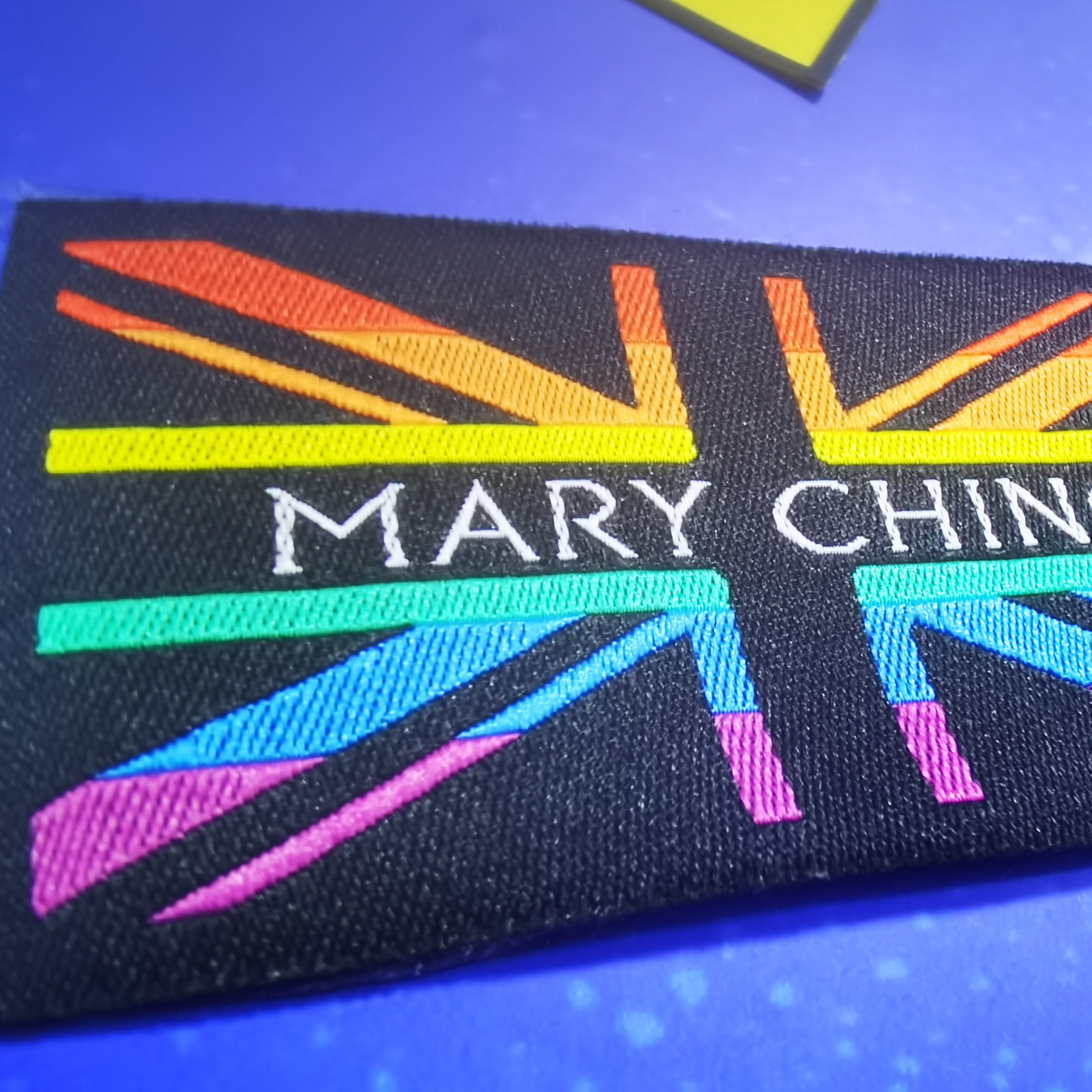 Custom Printed Damask Clothing Labels Washable Clothing Woven Labels