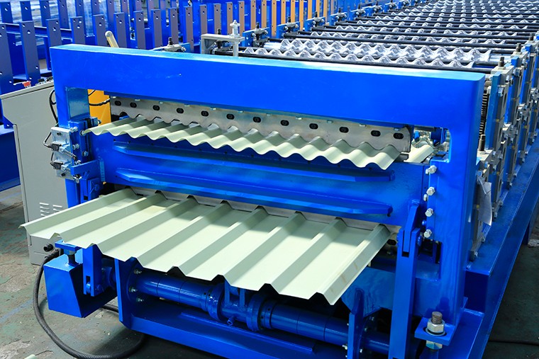 Two Layer Roofing Sheet Roll Forming Machine , Metal Roofing Roll Former