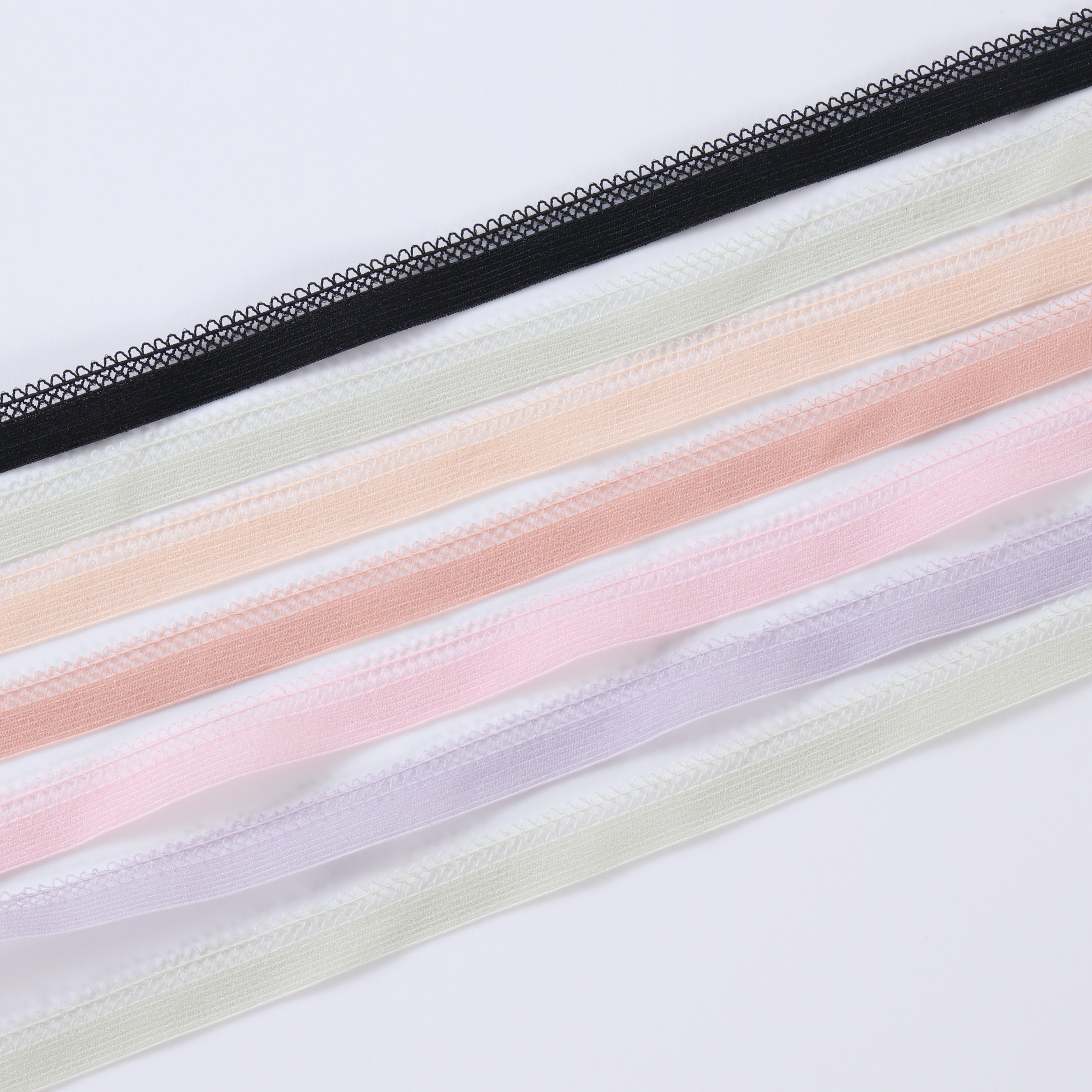 Custom nylon spandex bra underwear strap elastic band webbing tape for sewing