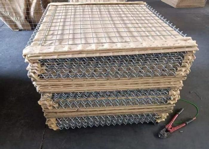 Collapsible Sand Earth Filled Defence barriers Wall With Non Woven Polypropylene