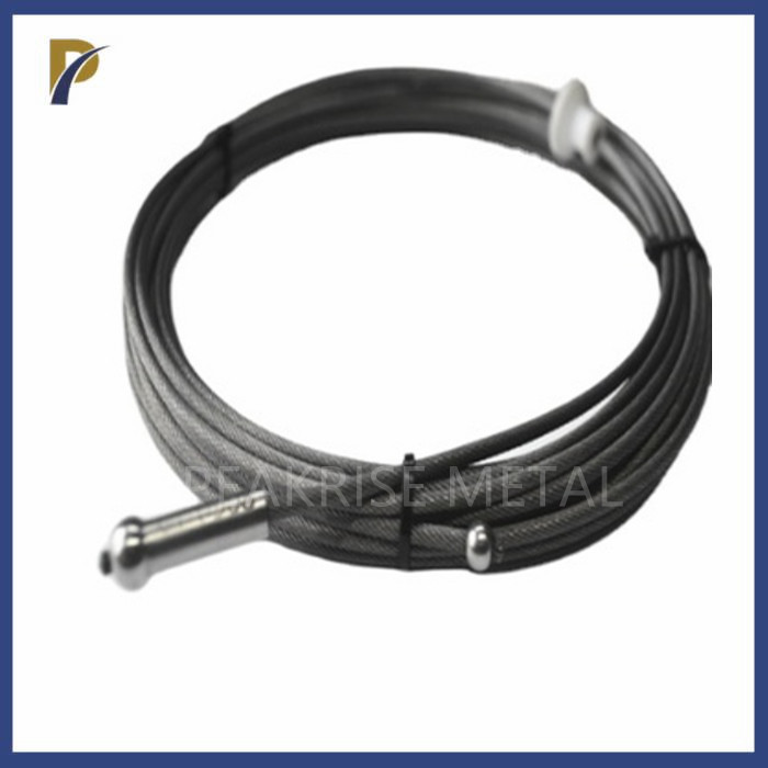 Diameter 5.0mm Tungsten Wire Electrode Cable Rope Properties Of Tungsten Wire For Vacuum Single Crystal Furnace