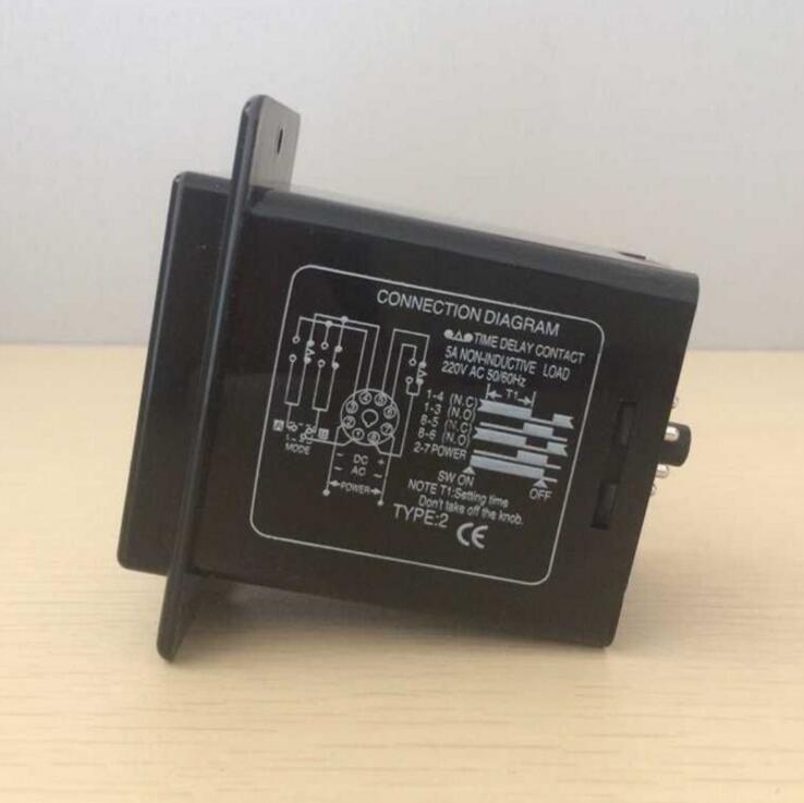 ASY-3D AC220V Power ON Delay Timer Time Relay 1-999 Seconds & Base