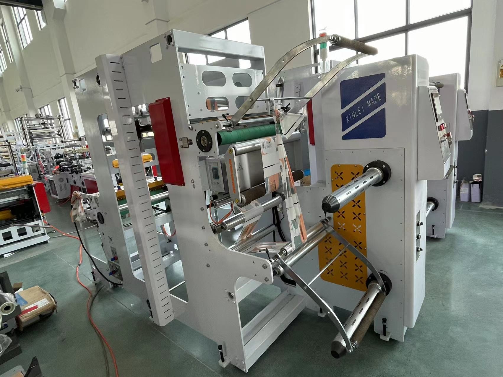 50m/Min Film Rewinding Machine 15 Meters 380V50Hz