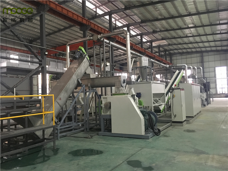 Agricultural Plastic Film Recycling Machine 5000kg/H HDPE Plastic Film Granulator