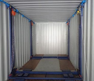 Adjustable Length Car Rack Container Brackets for Shipping Container VW Car Fitment in Shanghai Tianjin Qingdao