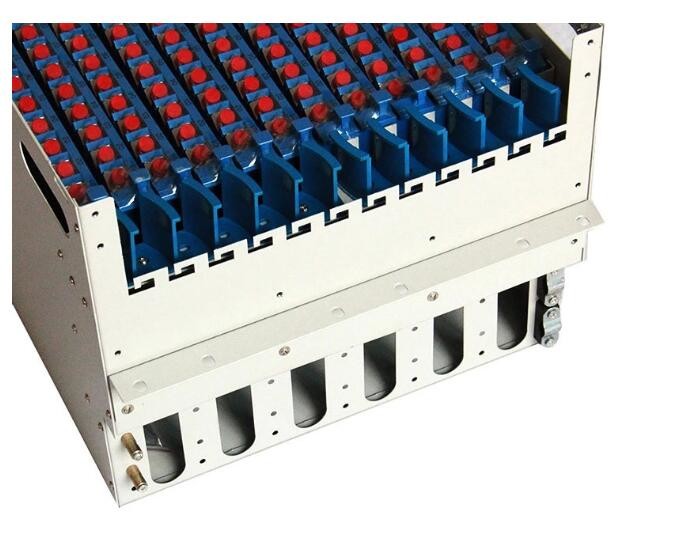 2U 24 Ports Rack Mount Fiber Optical FTTX ODF Closed Frame