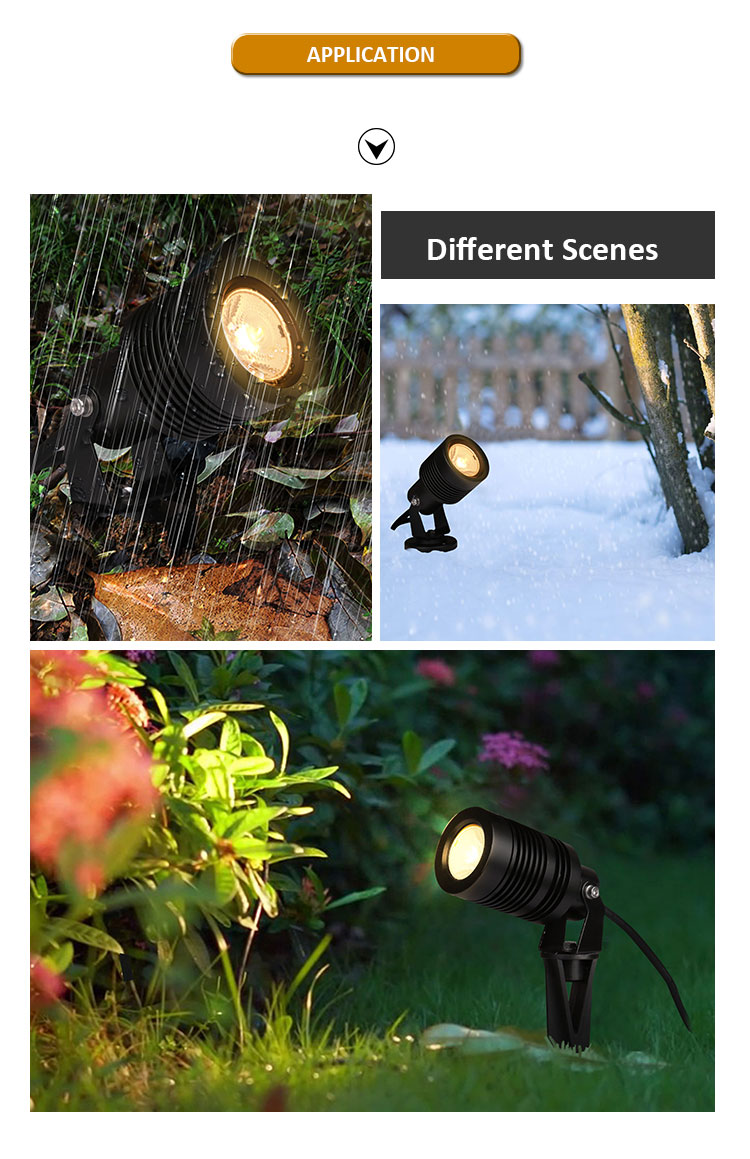 IP66 COB Outdoor waterproof Low Voltage Lights insert garden spot lawn lights