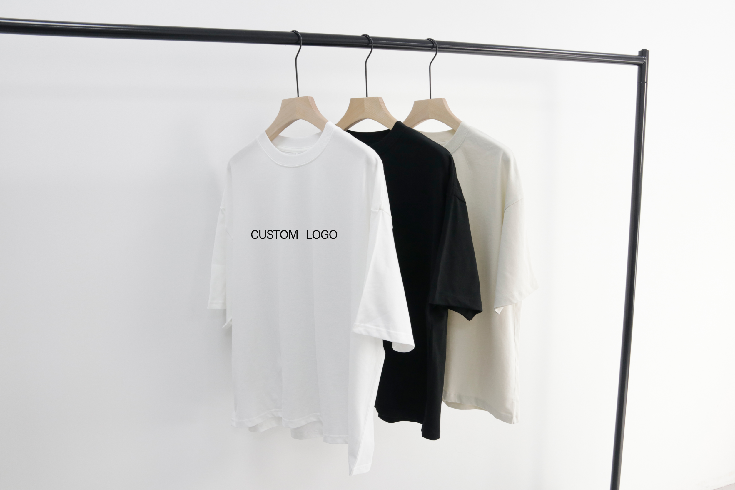 Unisex Style Short Sleeve T-Shirt for Men in Custom Oversized Blank Heavyweight Cotton