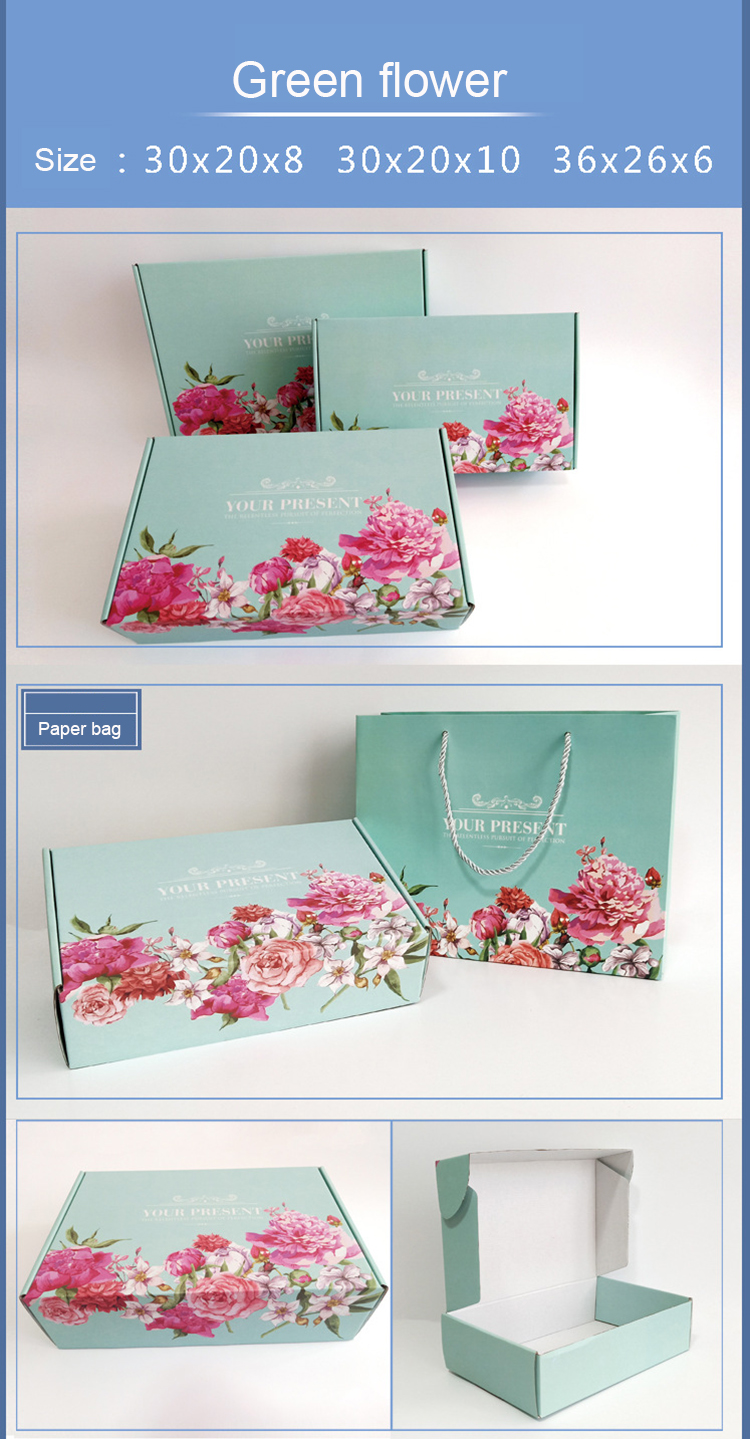 Corrugated Paper Custom Cardboard Mailers For Clothes Shoes Packaging