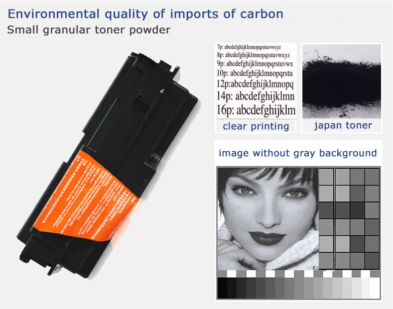Original Black FS 1030 Kyocera Ecosys Toner For Ecosys 2530 / 2030 Printers