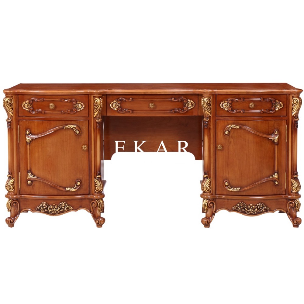 Classical Vintage Dresser With Drawer Cabinet Wooden French Dressing Table LS-A302D
