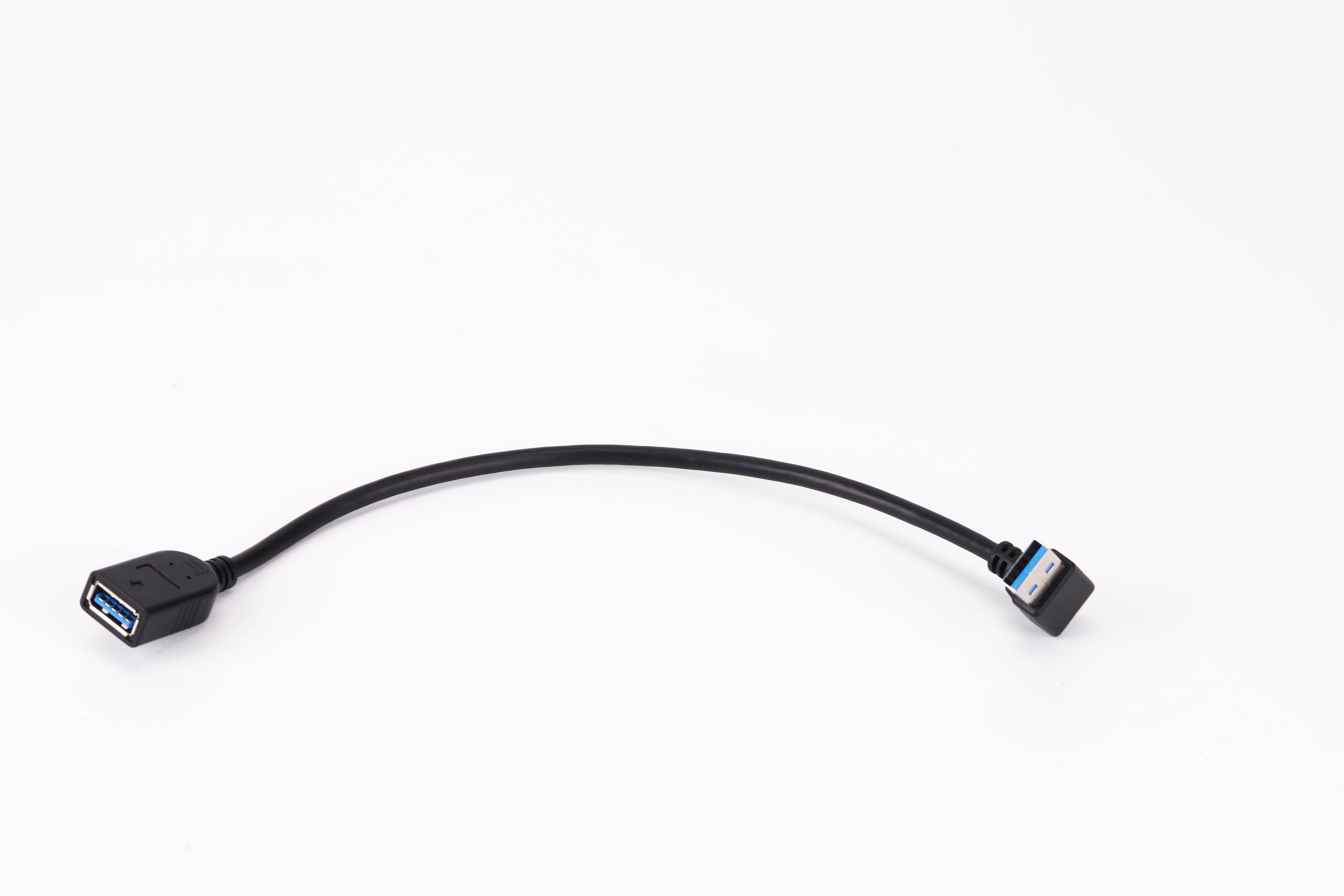 USB3.0 Cable Right Angle USB-A Male To USB-A Female Cable Fast Charging Cable