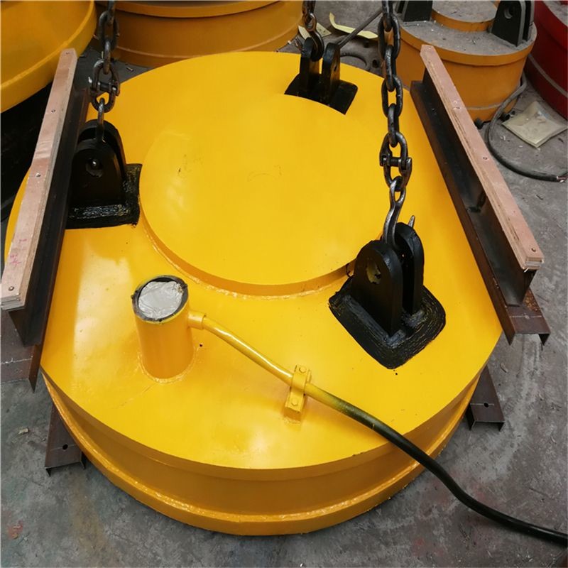 Round Electromagnetic Suckers Magnet For Crane Excavators 2.2KW