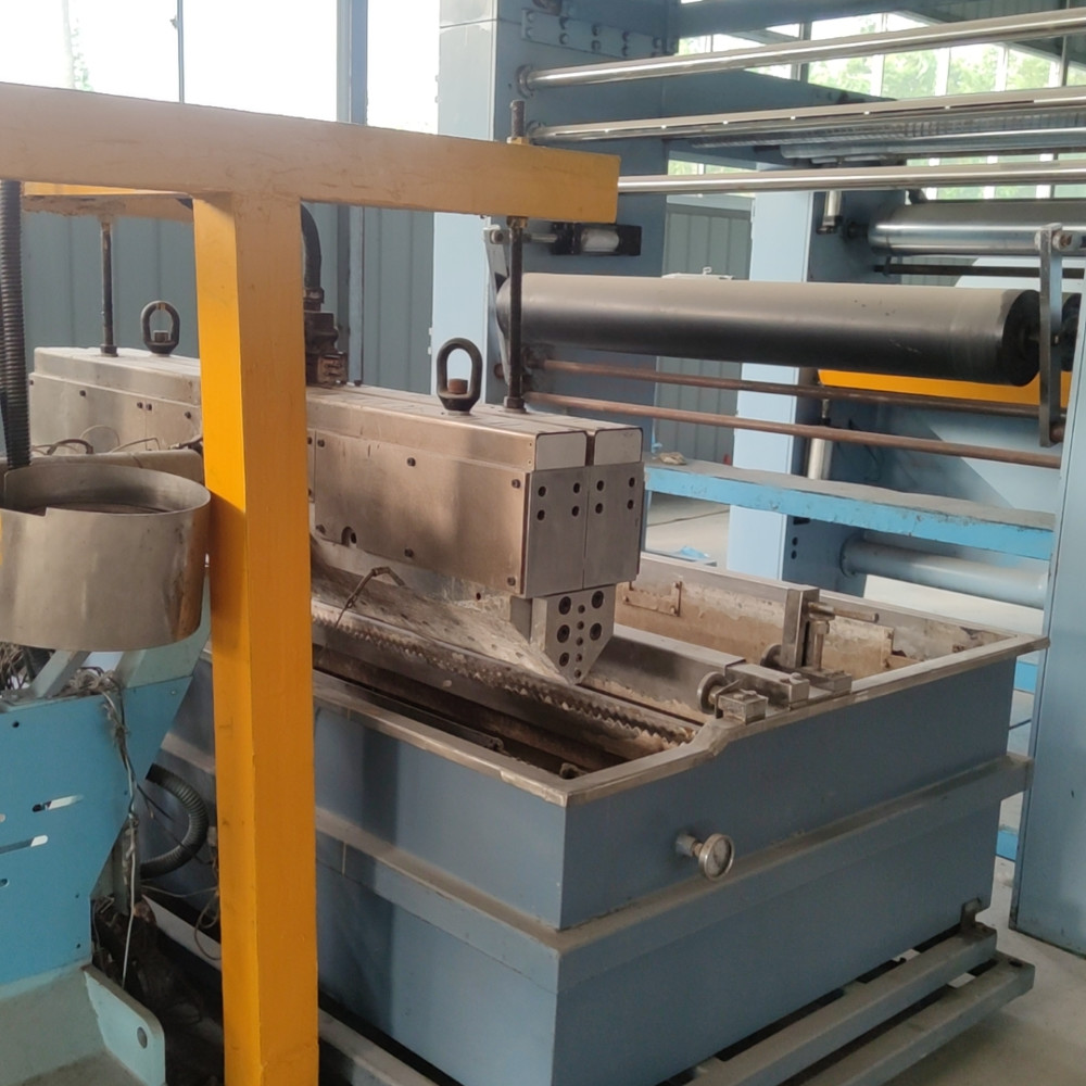 Second Hand PP Woven Bag Machine Flat Yarn Extruder Machine With Pin Roller Fibrillator