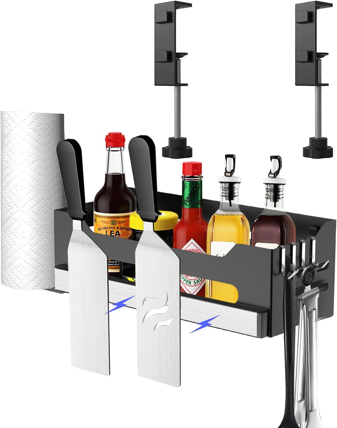 Blackstone Griddle Caddy for 28"/36" Grill Griddles BBQ Accessories Caddy Box with Paper Towel Holder Magnetic Tool Holder