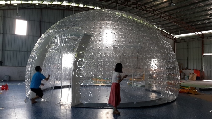 Bubble Dome Stargazing Tent Transparent Inflatable Outdoor Tent