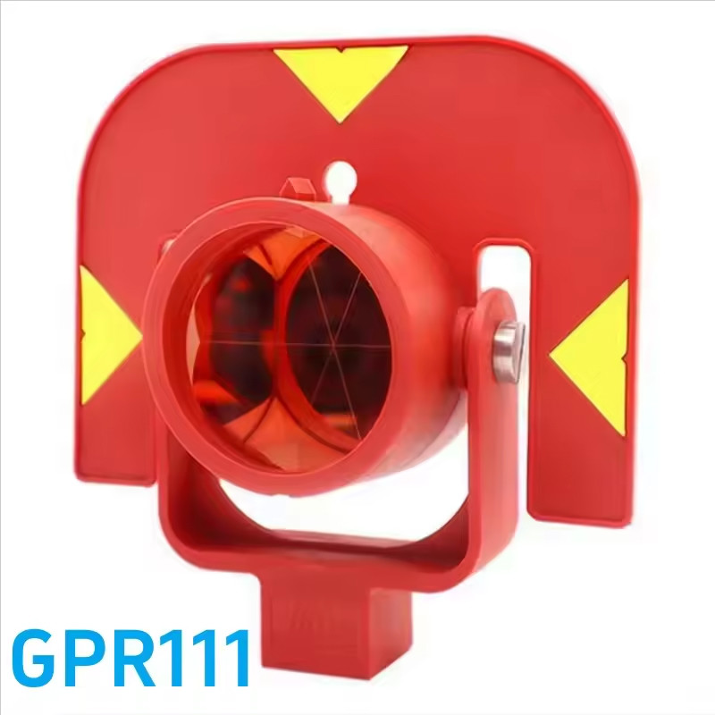 GPR111GPH1 GPR121 Single Prism For LeicCa Total Stations Prism Surveying Instrument Offset 0mm Constant With Soft Bag