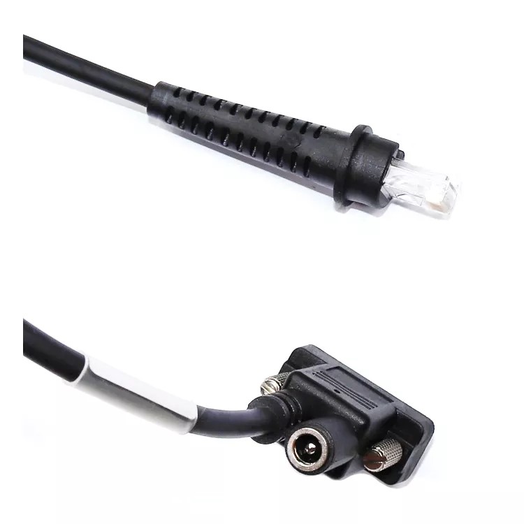 OEM Rs232 Straight Cable , RJ45 To DB9 Cable For Newland Barcode Scanners