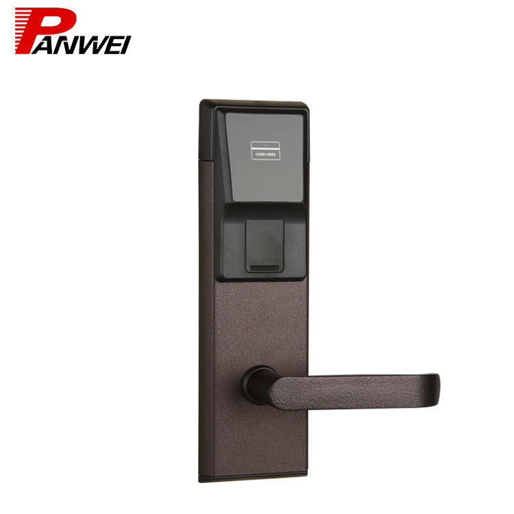 Panwei factory wholesale hotel lock access by RFID card with free software management