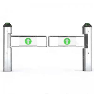 Buy cheap Automatic Swing Barrier Turnstile With Id/ic Card,Fingerprint,Ticket Or Barcode Access Control For Exhibition Hall,Bus S product
