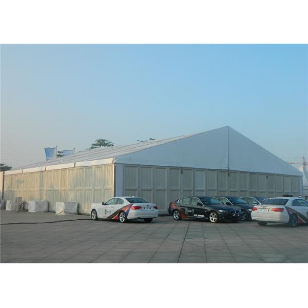 Custom 30 x 50 Frame Tent For Auto Show , Big Event Tent With ABS Hard Walls