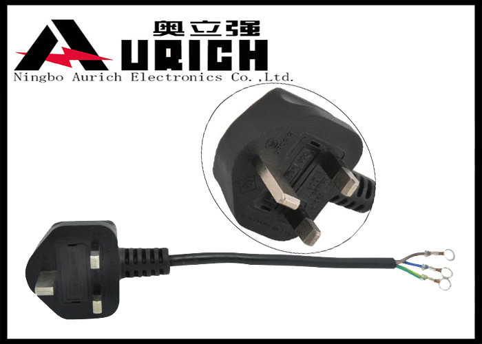 BSI Approval 3 Pin 220v UK Universal Computer Power Cord With 13A Fuse Plug