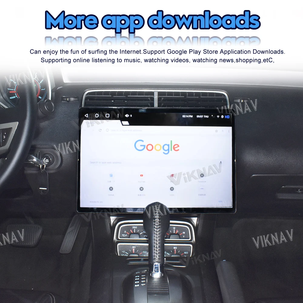 15 Inch Touch Screen Android Car Radio Replacement for Chevrolet Camaro 2010 - 2015 Car Stereo Upgrade Carplay