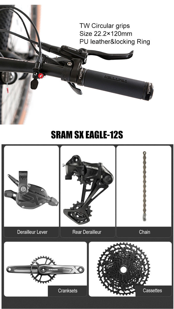 29er Carbon Fiber Full Suspension Mountain Bike