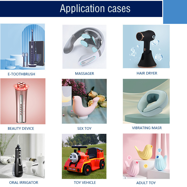 Mini Vibrating Motor For Facial Massager, 3.7V 6mm Coreless Motor With Connector