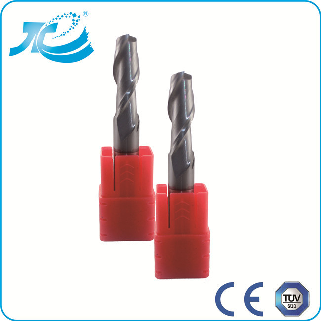 Tungsten Steel Square CNC End Mill , High Feed End Mill with 2 - 6 Flute