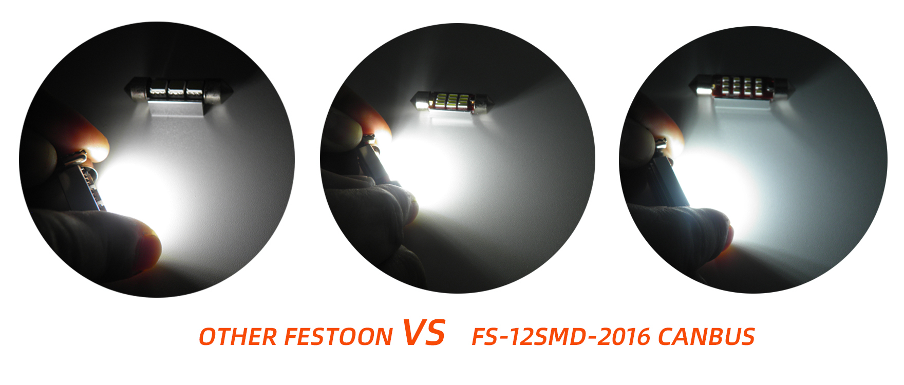 Energy Saving 31mm Festoon Led Light , Festoon Dome Light High Intensity