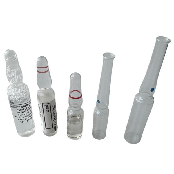 Water Injection Packaging Suit 1ml 2ml 3ml Glass Bottle Ampoule Tray Label