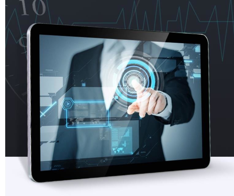Embedded 15.6 Inch IP65 Waterproof Anti-Vandalism Capacitive Touch Screen Monitor Industrial Touch Display