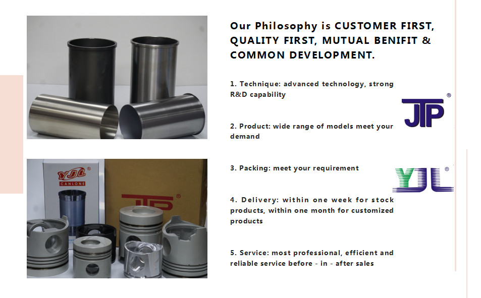 Toyota Dry Cylinder Liners 4FD1 For Diesel Engine Diameter 88mm (FF)