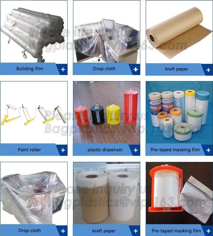 Painter Plastic Drop Cloths Sheet, Waterproof, rustproof, Anti-Dust Furniture Cover, Couch Cover, Furniture Cover