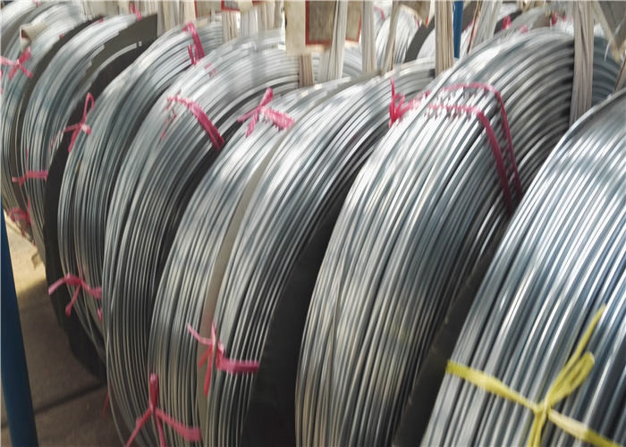 Zinc Coated Steel Bundy Tube Welded , Thickness 4.76mm Round Hollow Tube