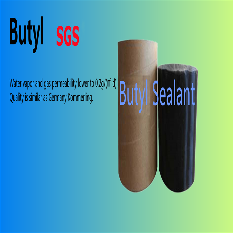 Low Water Vapor Black Butyl Rubber Glue Insulating Glass Sealant
