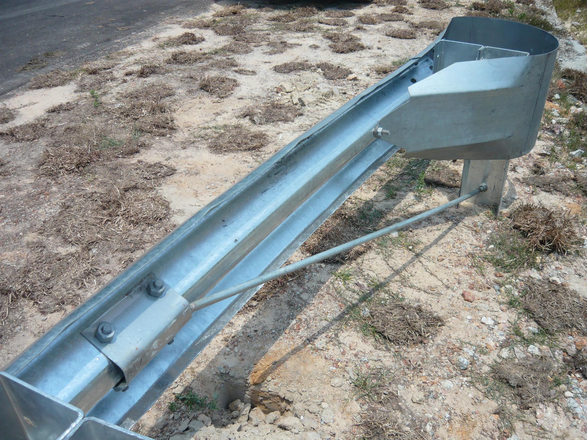 Highway Guardrail Steel Buffer End Galvanized Powder Coated Certified by ISO9001 2000