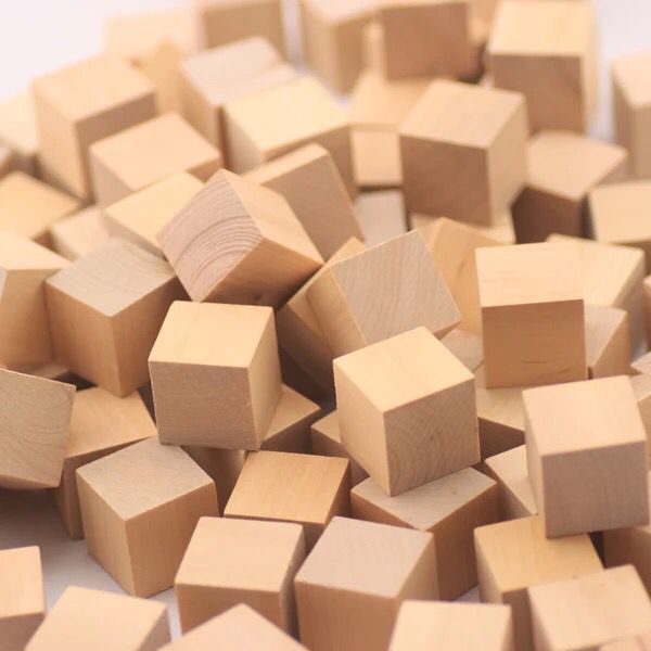Hot-selling Well-designed Cube Board Game Wooden Block Wood Crafts Block For Children